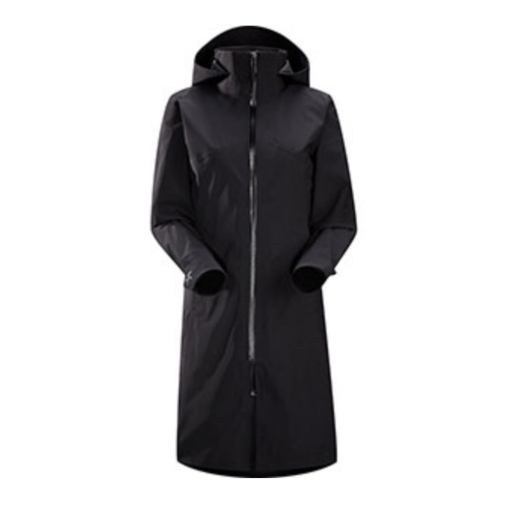 Arcteryx Alphillia size M black long (above knee/low thigh) goretex jacket